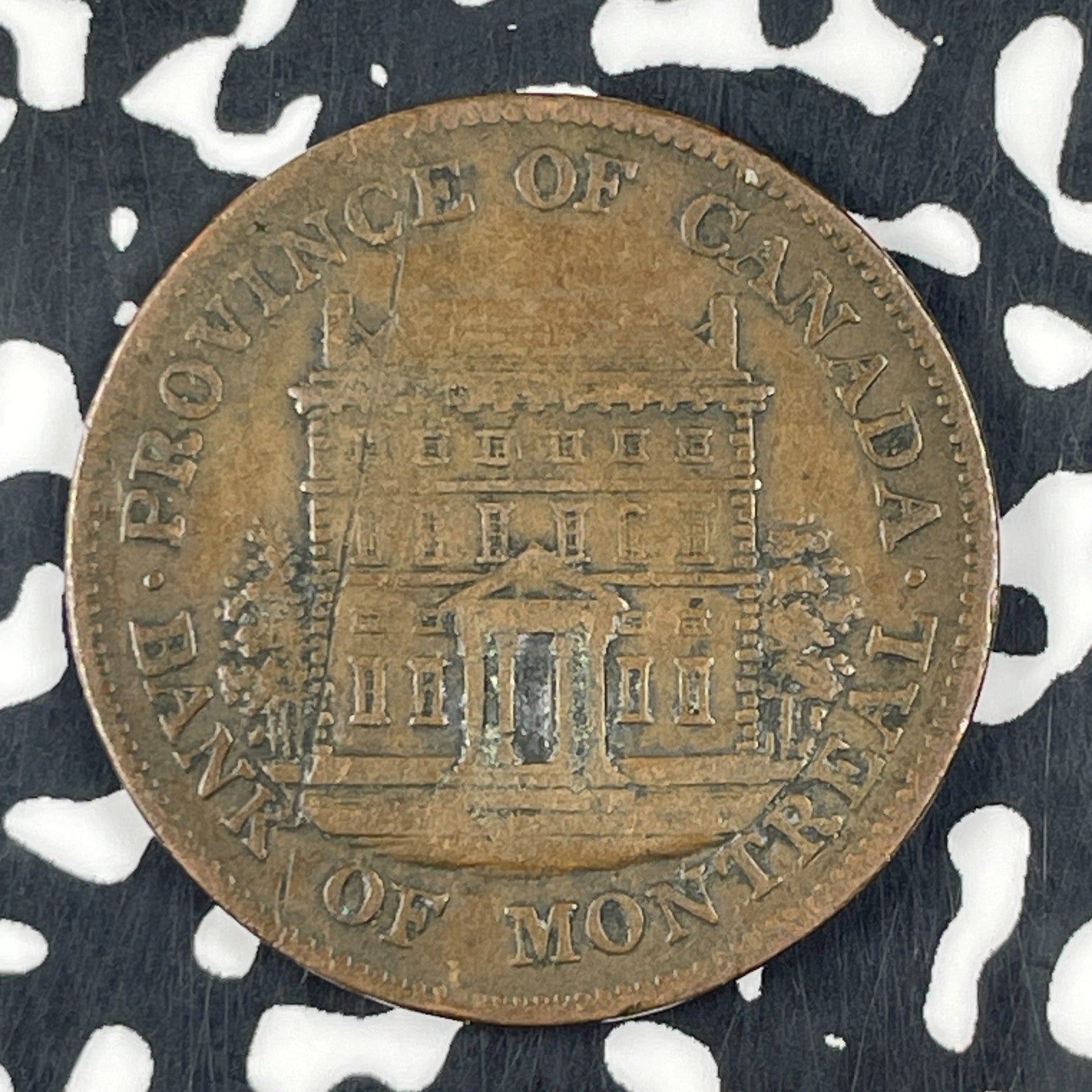 1844 Lower Canada 1/2 Penny Half Penny Token Lot#F4869