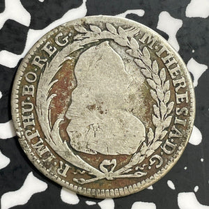 1780-C EVS IK Austria 20 Kreuzers Lot#E6979 Silver! KM#2067.1