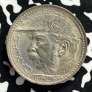 1935 Brazil 2000 Reis Lot#T9720 Silver! High Grade! Beautiful!