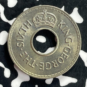 1949 Fiji 1/2 Penny Half Penny Lot#T9632 High Grade! Beautiful!