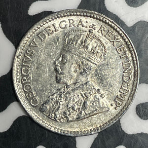 1918 Canada 5 Cents Lot#T3220 Silver! High Grade! Beautiful!