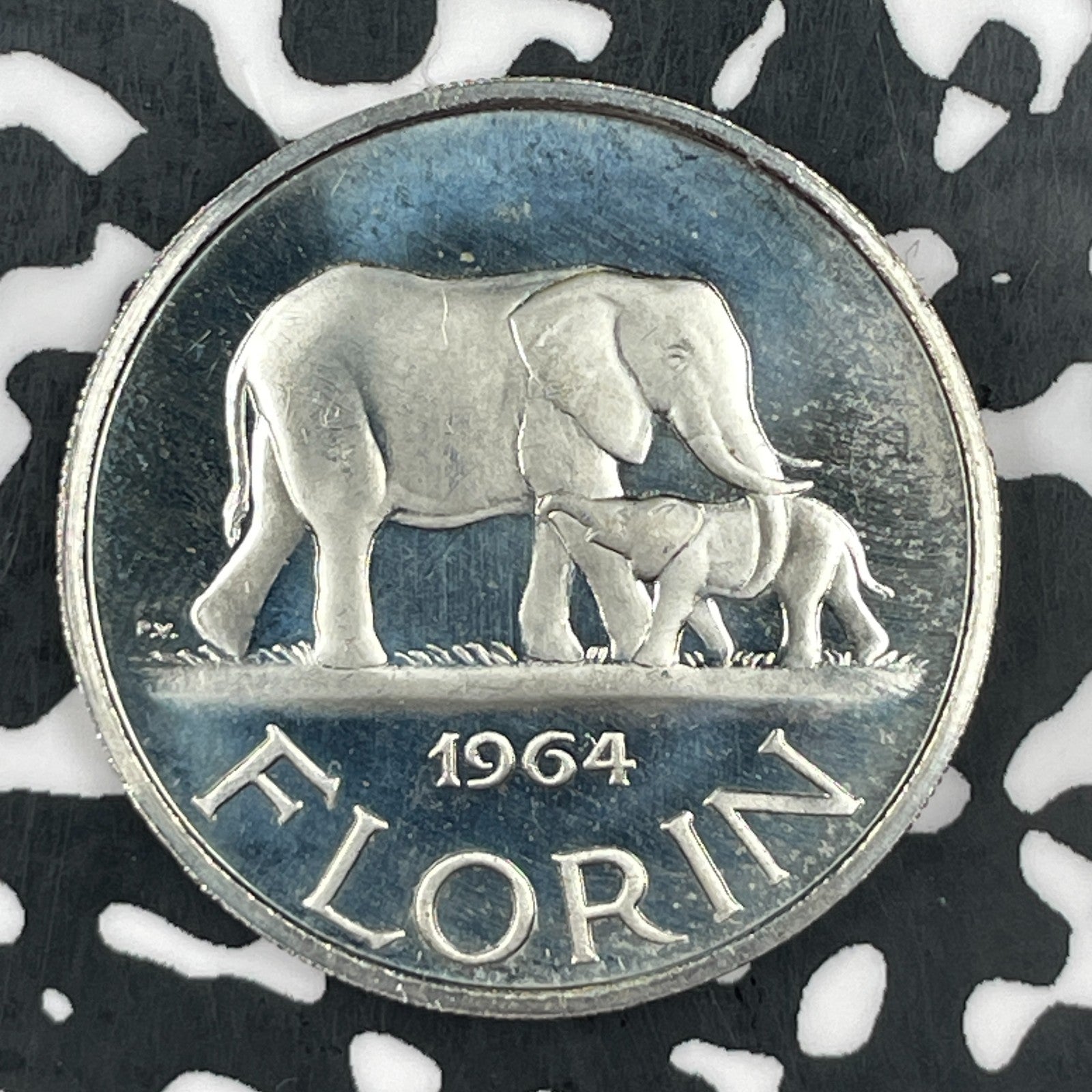 1964 Malawi 1 Florin Lot#F6715 Proof!