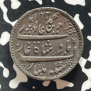 AH 1172/6 (1817-1835) India Madras Presidency 1/2 Rupee Lot#T5672 Silver! KM#414