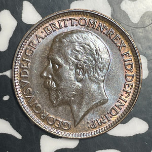 1931 Great Britain Farthing Lot#T2071 High Grade! Beautiful!