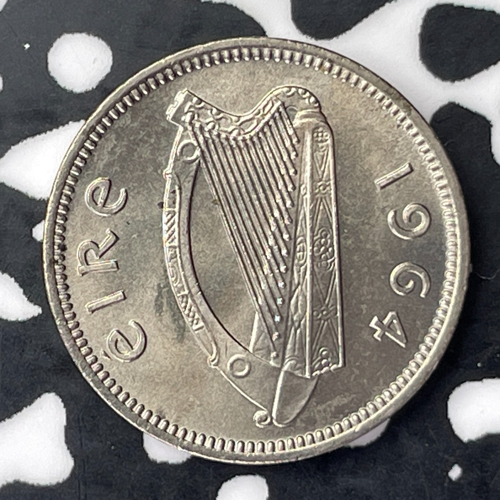 1964 Ireland 3 Pence Threepence Lot#C4261 High Grade! Beautiful!