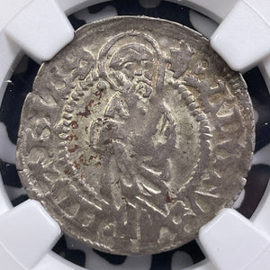 (c.1470-71) Germany Goslar 1 Groschen NGC AU58 Lot#G9538 Silver!