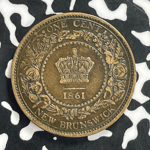 1861 New Brunswick Large Cent Lot#C0041 Nice!