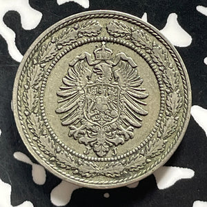 1887-J Germany 20 Pfennig Lot#T4579