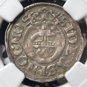 1611 Germany Pomerania-Stettin 1/24 Thaler NGC AU58 Lot#G7649 Silver! Top Graded