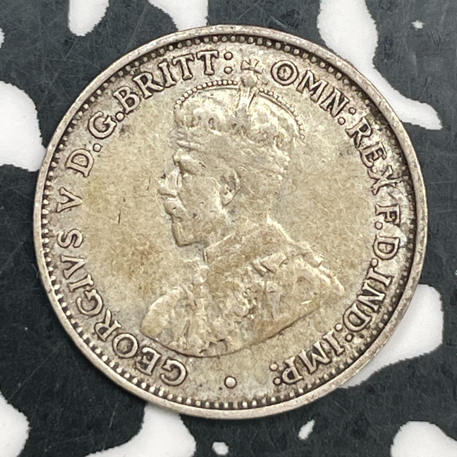 1936 Australia 3 Pence Threepence Lot#F5376 Silver!