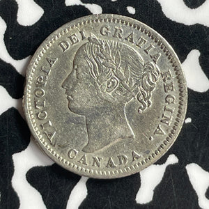 1858 Canada 10 Cents Lot#JM9673 Silver! Nice!