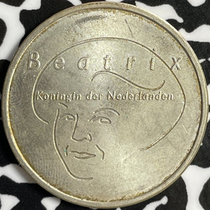 2004 Netherlands 5 Euros Lot#D8684 Silver! High Grade! Beautiful! KM#252