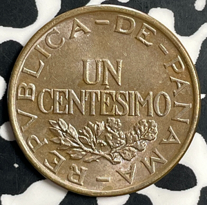 1937 Panama 1 Centesimo Lot#T0710 Nice!