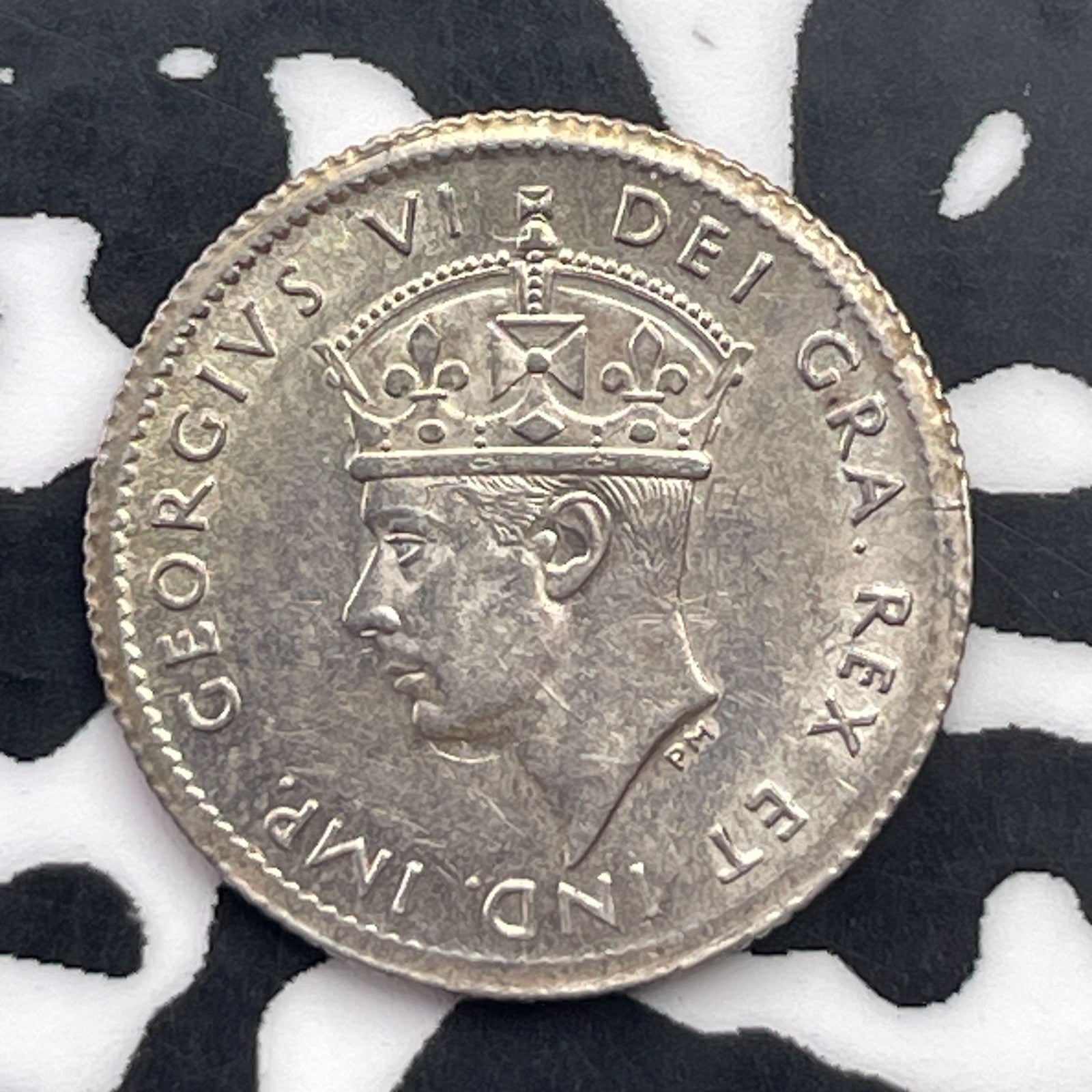 1943-C Newfoundland 5 Cents Lot#C2883 Silver! High Grade! Beautiful!