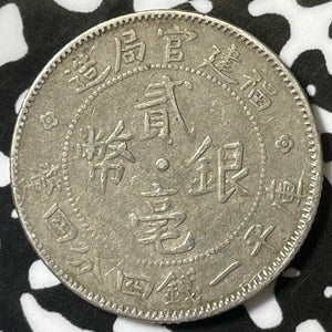 (1923) China Fukien 20 Cents Lot#E4767 Silver!