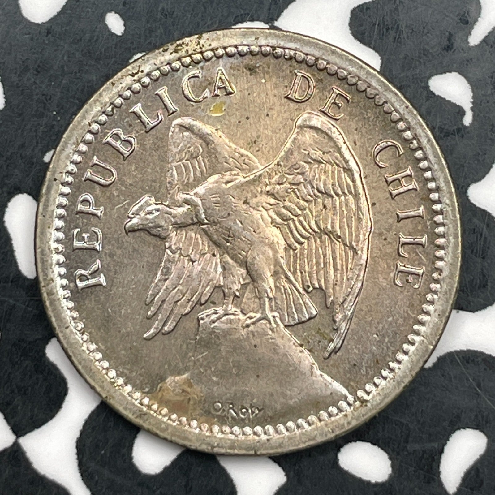 1940-So Chile 20 Centavos Lot#F5365 High Grade! Beautiful!