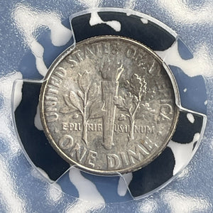 1958 U.S. 10 Cents Roosevelt Dime PCGS MS65 Lot#G650 Silver! Beautiful Toning!