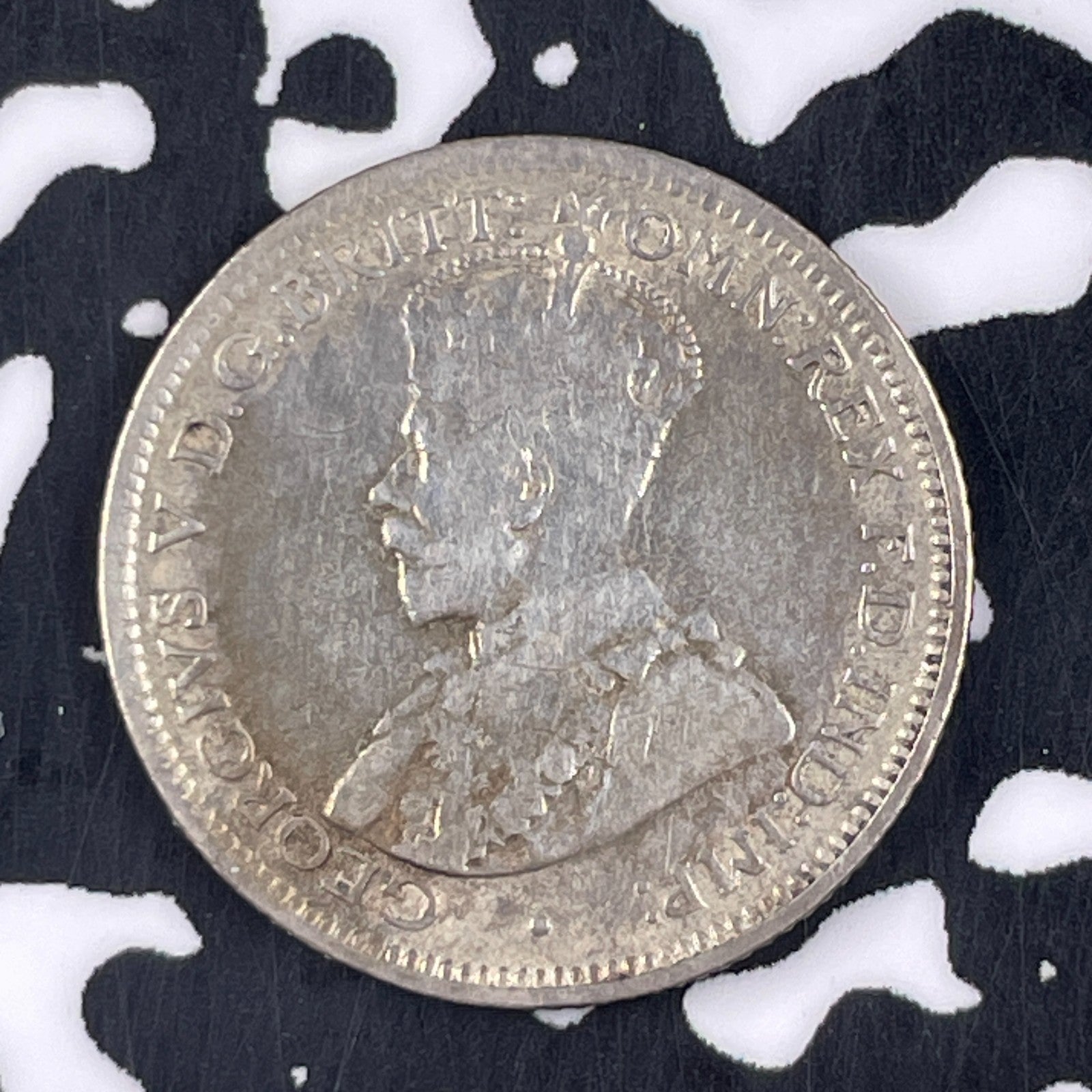 1914 Australia 6 Pence Sixpence Lot#F4614 Silver! Cleaned