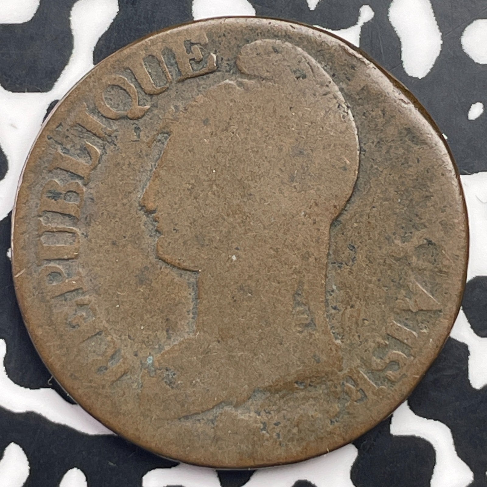 LAN 5-A (1796-1797) France 5 Centimes Lot#C1891