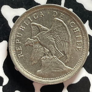 1922-So Chile 10 Centavos Lot#T4306