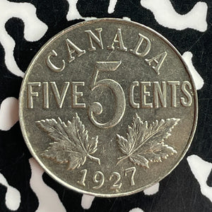 1927 Canada 5 Cents Lot#T7333 Nice!