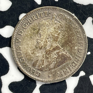 1926 Australia 3 Pence Threepence Lot#C0747 Silver!