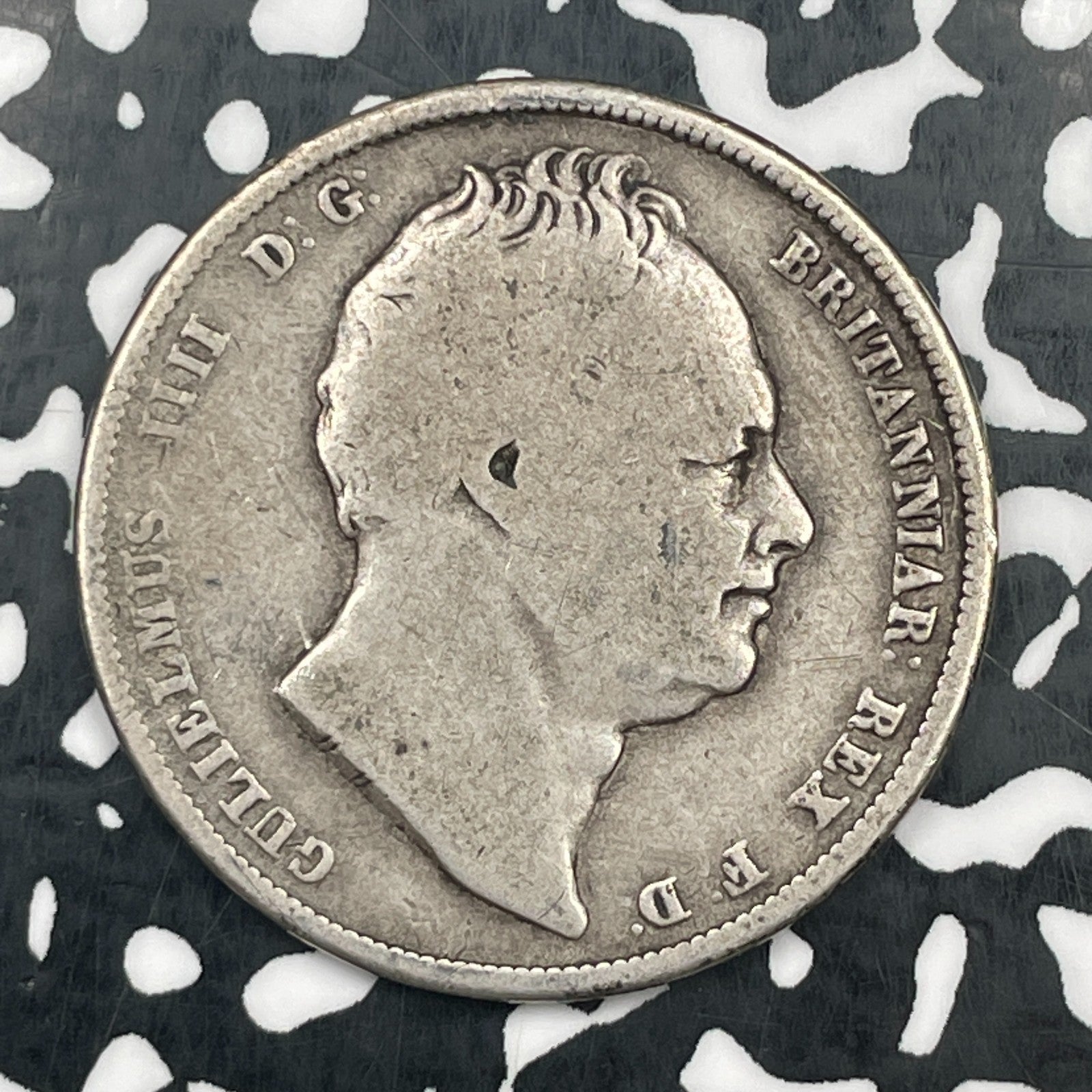 1837 Great Britain William IV 1/2 Crown Lot#N1562 Silver!
