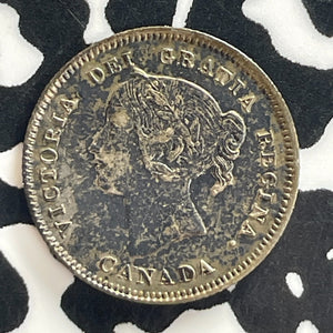 1900 Canada 5 Cents Lot#T7702 Silver! Nice!