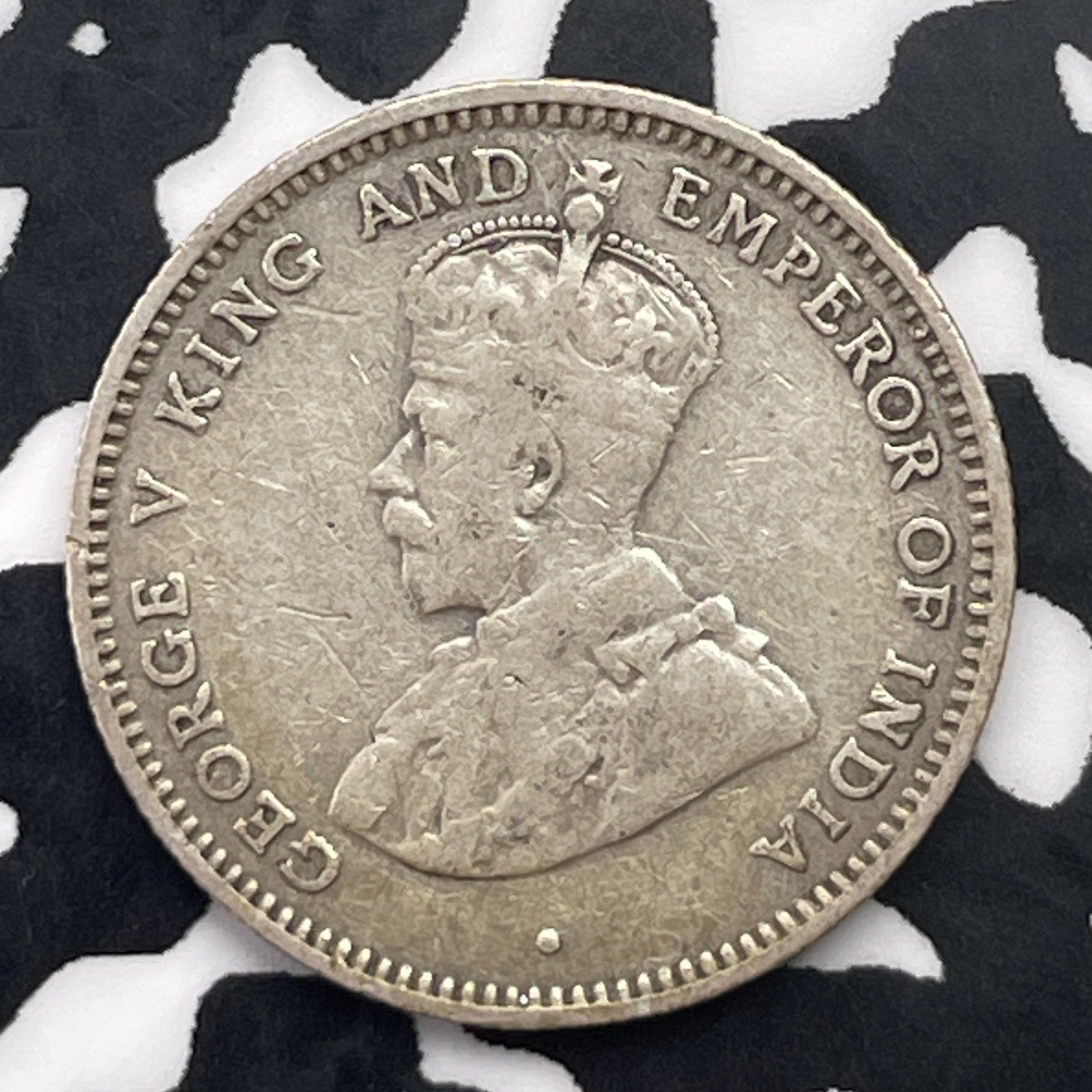 1936 British Honduras 10 Cents Lot#C2670 Silver!