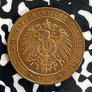 1890 German East Africa 1 Pesa Lot#C1134 High Grade! Beautiful!