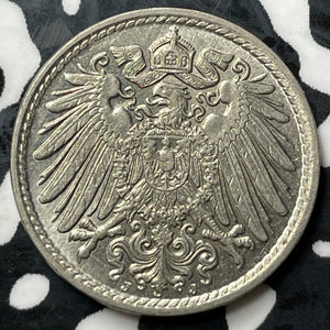 1915-J Germany 5 Pfennig Lot#E6744 High Grade! Beautiful!