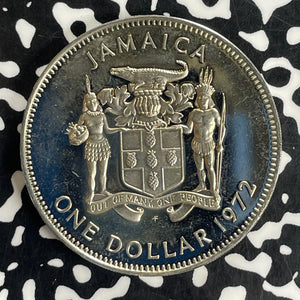 1972 Jamaica $1 Dollar Lot#C1532 High Grade! Beautiful!