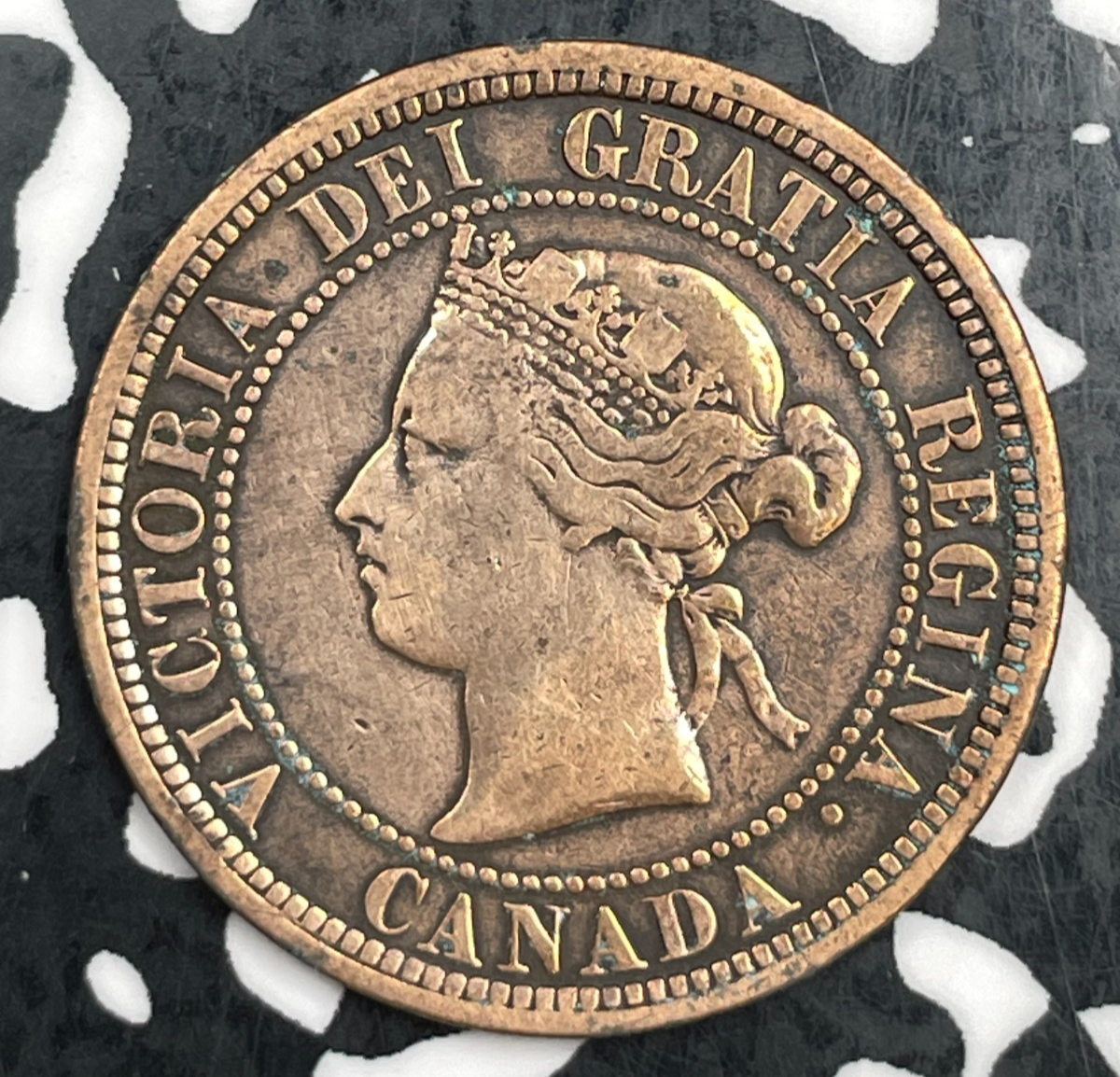 1882-H Canada Large Cent Lot#F6109 Old Cleaning