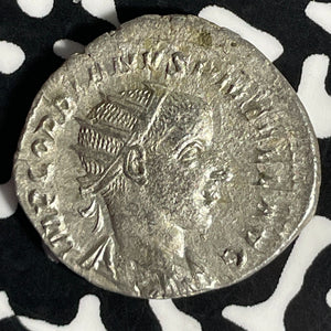 (244 AD) Ancient Rome Gordian III AR Antoninianus Lot#JM9207 Silver! Ric#167a