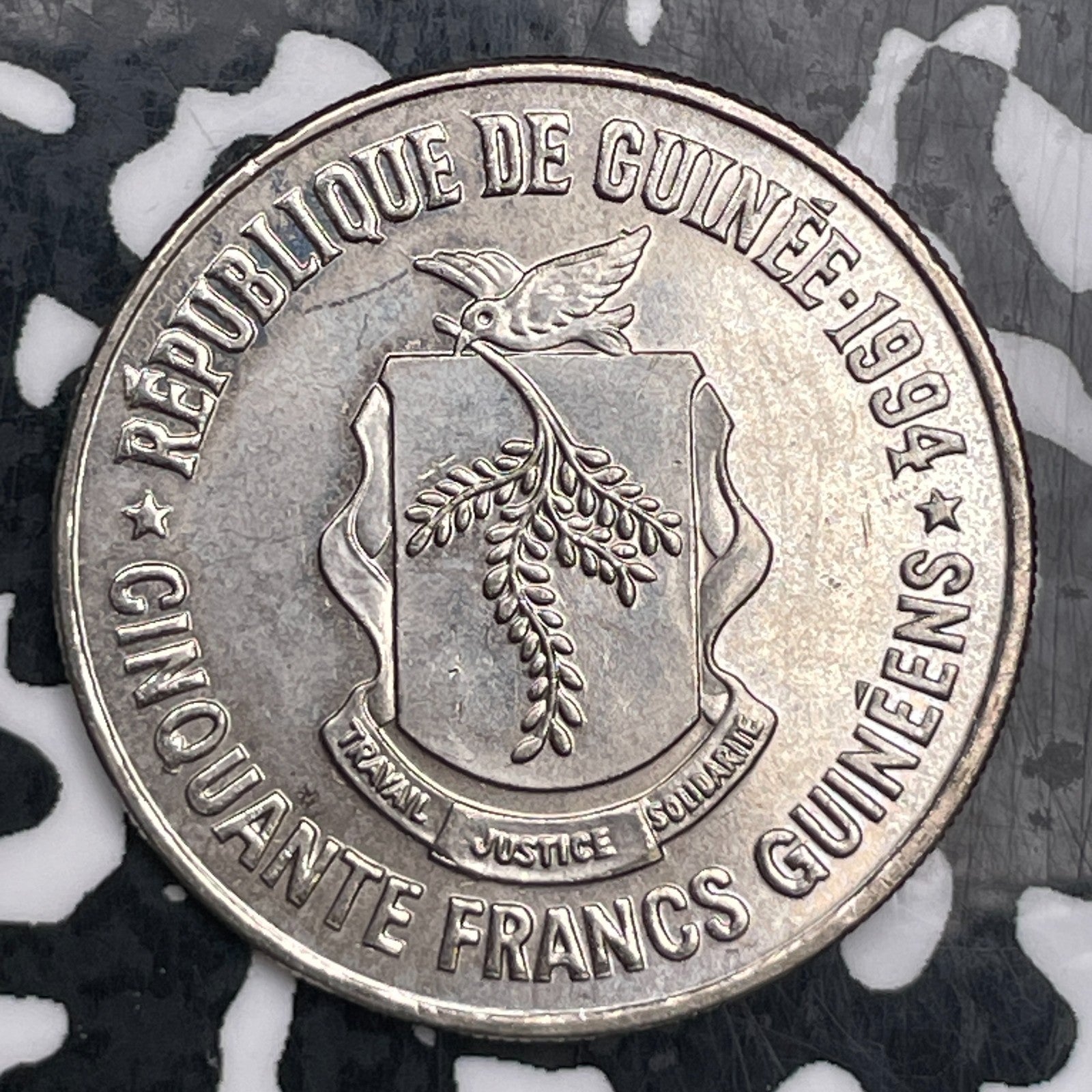 1994 Guinea 50 Francs Lot#F6639 High Grade! Beautiful!