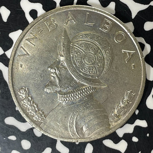 1947 Panama 1 Balboa Lot#T5946 Large Silver Coin! Nice!