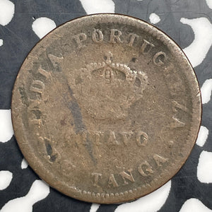 1884 Portuguese India 1/8 Tanga Lot#C0874