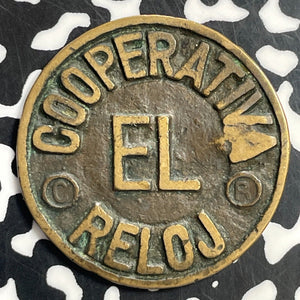 Undated Spain Cooperativa El Reloj 50 Centimos Token Lot#T1000