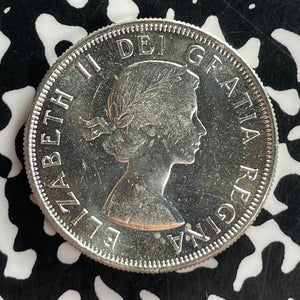 1956 Canada 50 Cents Lot#T7488 Silver! High Grade! Beautiful!