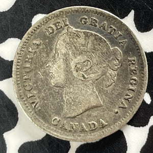 1888 Canada 5 Cents Lot#T4856 Silver! Nice!