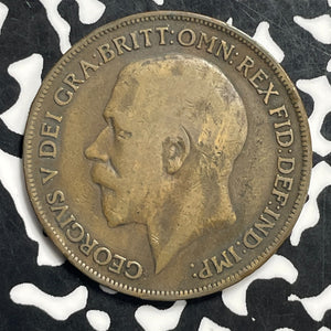 1918-H Great Britain 1 Penny Lot#C0530 Better Date