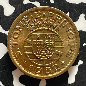 1962 St. Thomas Prince 20 Centavos Lot#T5005 High Grade! Beautiful!