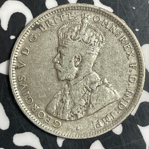 1914 Australia 1 Shilling Lot#T0443 Silver!