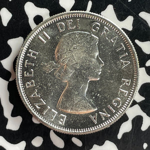1956 Canada 50 Cents Lot#T7482 Silver! High Grade! Beautiful!
