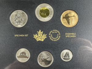 2016 Canada 6x Coin Specimen Set Lot#B2145 With Case & C.O.A. Tundra Swan