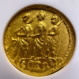 (44-42 BC) Ancient Rome Scythia Kosun Brutus AV Stater NGC BU Lot#G9801 Gold!
