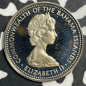 1971 Bahamas 5 Cents Lot#E7401 Proof!