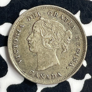 1892 Canada 5 Cents Lot#T7018 Silver! Nice! Better Date