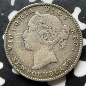 1894 Newfoundland 10 Cents Lot#JM9019 Silver! Nice!
