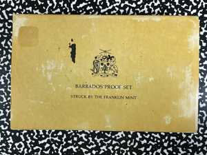 1979 Barbados 8x Coin Proof Set Lot#B2621 Including Silver! With Case & C.O.A.